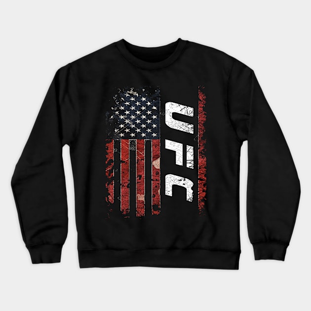 UFC Crewneck Sweatshirt by Trapezoid